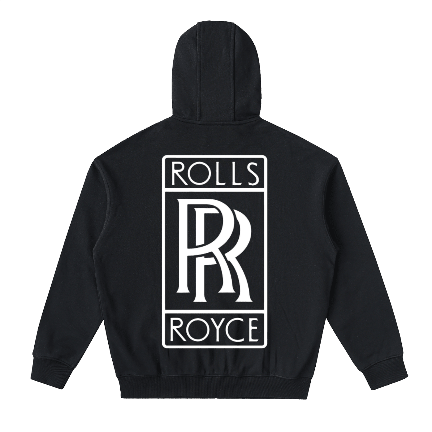 Rolls Royce Double R Drop-Shoulder Zip Up Hoodie - Art by Seepengoose: The Plug Clothing Company