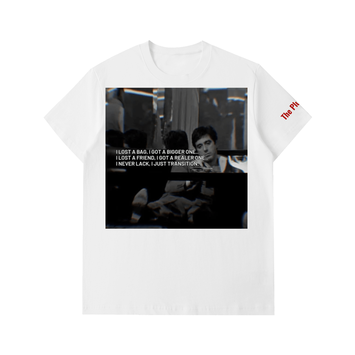 Scarface: Lost a Bag Heavyweight Cotton T-Shirt - Art by Seepengoose: The Plug Clothing Company