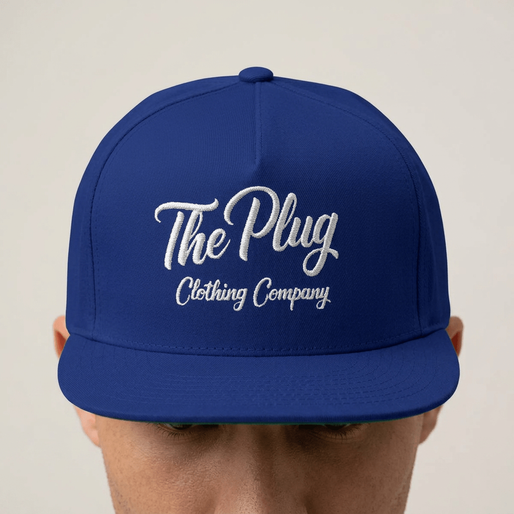 The Plug Clothing Company: Logo Embroidered Cap - Art by Seepengoose: The Plug Clothing Company