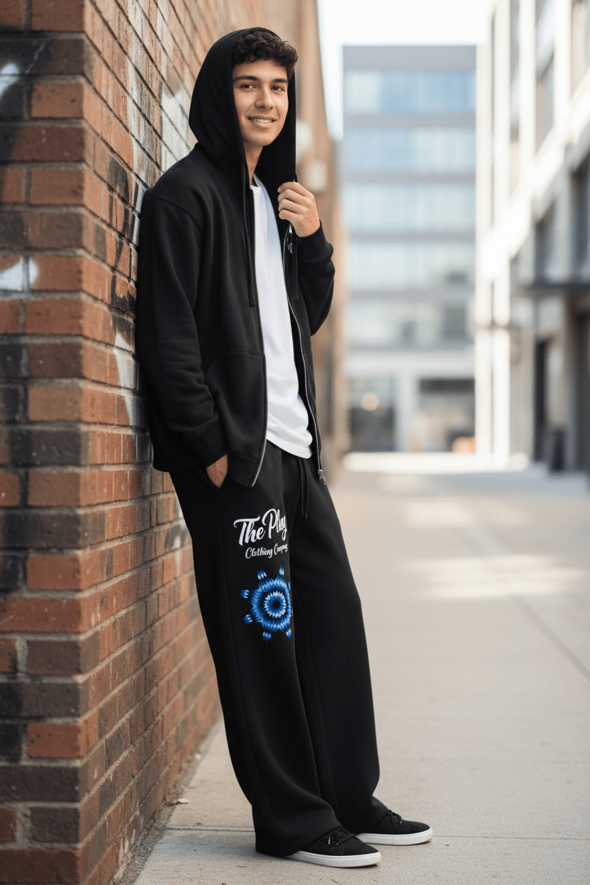 the Plug Hoodie and sweatpants bundle - Art by Seepengoose: The Plug Clothing Company