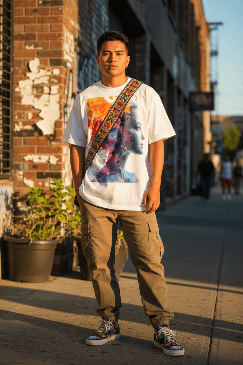 The Third Self Portrait: Essentials T-Shirt - Art by Seepengoose: The Plug Clothing Company