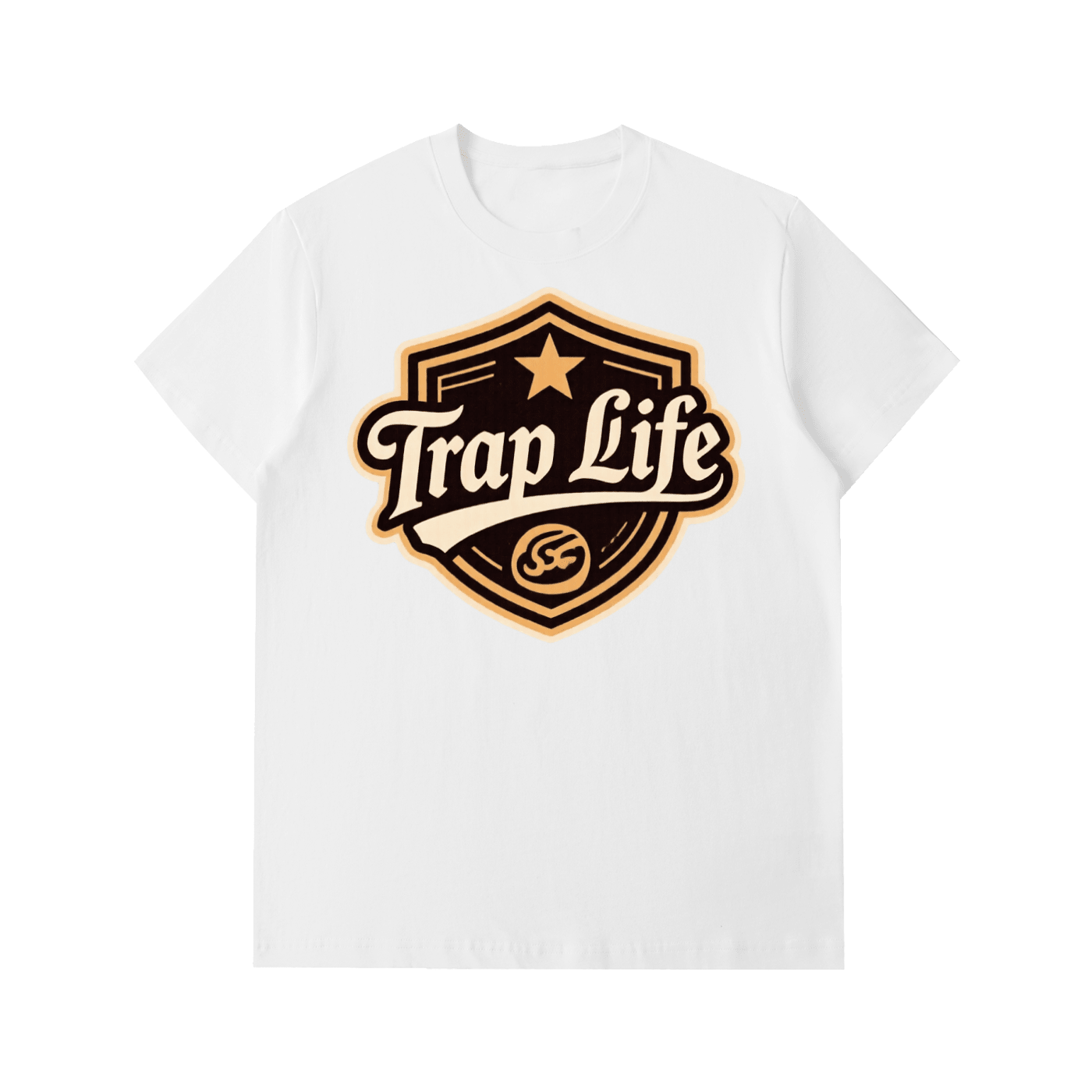 Trap Life Essential Heavyweight Cotton T-Shirt - Art by Seepengoose: The Plug Clothing Company