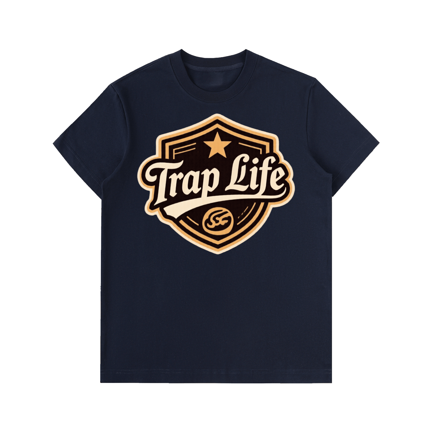 Trap Life Essential Heavyweight Cotton T-Shirt - Art by Seepengoose: The Plug Clothing Company