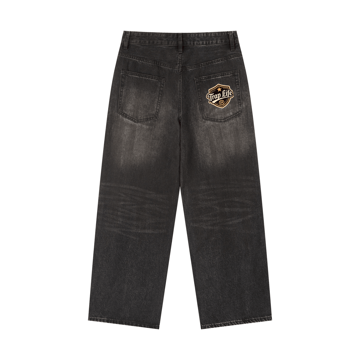 Vintage Wash Heavyweight Denim Jeans - Art by Seepengoose: The Plug Clothing Company