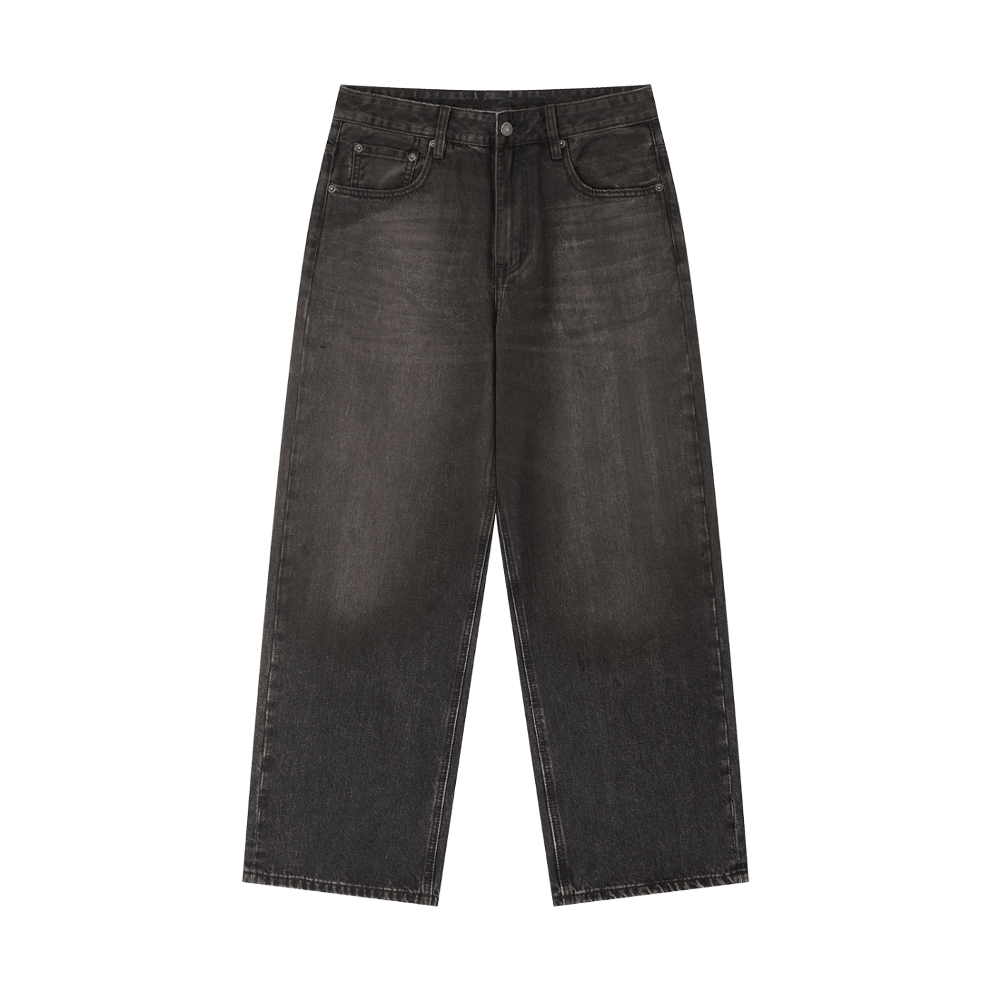Vintage Wash Heavyweight Denim Jeans - Art by Seepengoose: The Plug Clothing Company