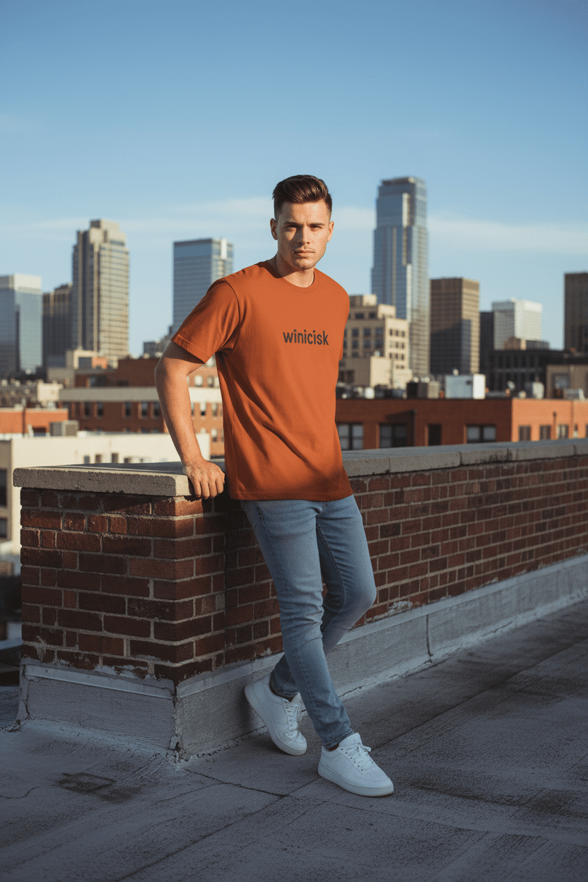 Winicisk Minimalist Logo Tee — Cream Indigenous Streetwear - Art by Seepengoose: The Plug Clothing Company