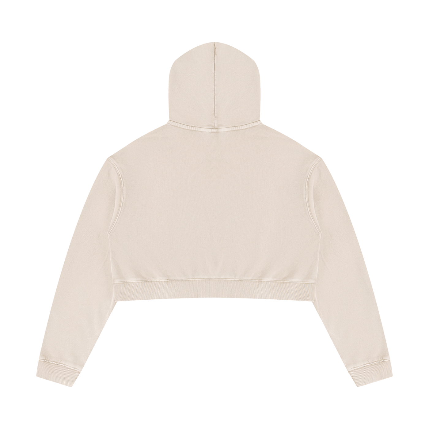 Women’s Baddie Washed Crop Hoodie - Art by Seepengoose: The Plug Clothing Company