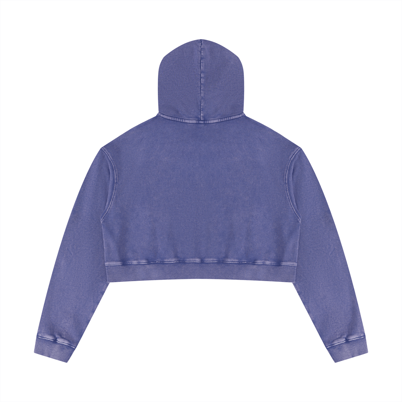 Women’s Baddie Washed Crop Hoodie - Art by Seepengoose: The Plug Clothing Company